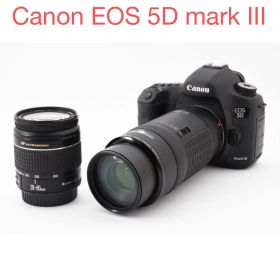 動作/高画質Canon EOS 5D MarkIII標準&望遠ダブルレンズセット