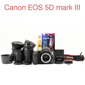 保証/動画☆Canon EOS 5D MarkIII標準&望遠ダブルレンズセット