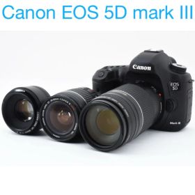Canon EOS 5D mark III標準&望遠&単焦点レンズセット
