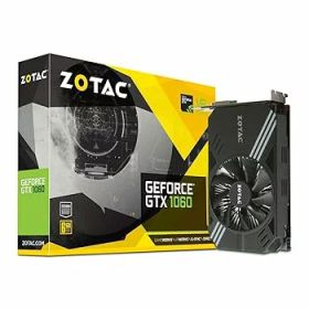 【中古】ZOTAC GeForce GTX 1060 Mini, ZT-P10600A-10L, 6GB GDDR5 VR Ready Super Compact Gaming Graphics Card 並行輸入品