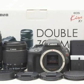 【中古】 『極美品』 Canon EOS Kiss X7 ダブルズームレンズキット / Canon / キャノン / デジタル一眼 / ダブルレンズキット