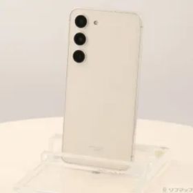ソフマップ 〔中古品〕 Galaxy S23 256GB クリーム SCG19 au SIMフリー 〔ネットワーク利用制限▲〕【258】