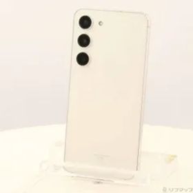 ソフマップ 〔中古品〕 Galaxy S23 256GB クリーム SCG19 au SIMフリー【196】