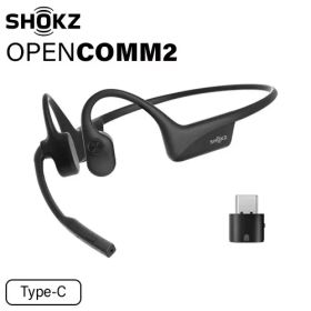 ＼当店限定！さらにポイント最大10倍／ SHOKZ ビジネスモデル骨伝導ヘッドセット OpenComm2 UC Type-C SKZ-EP-000041