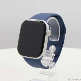 【中古】Apple(アップル) 〔展示品〕 Apple Watch Series 10 GPS 46mm シルバーアルミニウムケース デニムスポーツバンド 【198-ud】