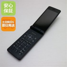 安心保証 美品 SH-02L AQUOS ケータイ ブラック 本体 白ロム