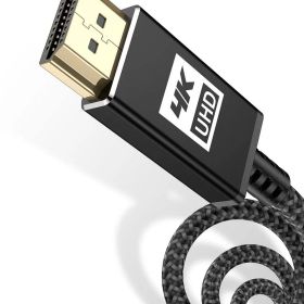 4K HDMI ケーブル 6m【ハイスピード アップグレード版】 HDMI 2.0規格HDMI Cable 4K 60Hz 対応 3840p/2160p UHD 3D HDR 18Gbps 高速イーサネット ARC hdmi ケーブル - 対応 パソコンの画面をテレビに映す Apple TV,PS5/PS4/PS3, PCモニター など適用 (黒)
