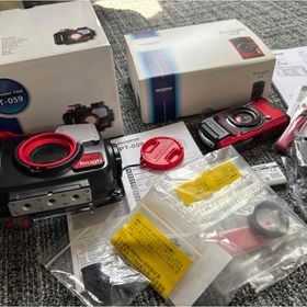オリンパス(OLYMPUS)の【値下げ中】OLYMPUSTough TG-6 & PT-059ハウジングセット(コンパクトデジタルカメラ)
