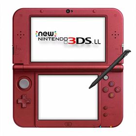 【中古】Newニンテンドー3DS LL メタリックレッド