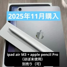iPad air (M3)11インチ+ Apple Pencil Pro