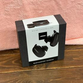 〇【中古美品】ボーズ BOSE QuietComfort Earbuds ワイヤレスイヤホン 【トリプルブラック・ソープストーン】・