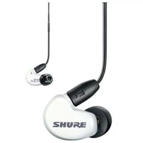 【ポイント10倍】 SHURE イヤホン・ヘッドホン AONIC 215 Special Edition SE215DYWH+UNI-A [ホワイト] [タイプ：カナル型 駆動方式：ダイナミック型] 【P10倍】