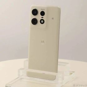 【中古】Motorola(モトローラ) motorola edge 50s pro 256GB バニラクリーム MOSAH3 Softbank SIMフリー 【368-ud】