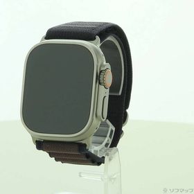 【中古】Apple(アップル) Apple Watch Ultra 2 GPS + Cellular 49mm チタニウムケース インディゴアルパインループ 【305-ud】