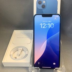 美品 国内版 SIMフリー iPhone13 256GB ブルー色