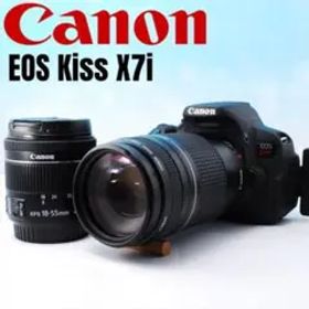 Canon EOS Kiss X7i Wレンズキット 届いてすぐ使える♫