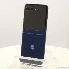 【中古】Motorola(モトローラ) motorola razr 60d 256GB ジブラルタルシーネイビー M-51F docomo SIMフリー 【258-ud】