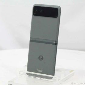 【中古】Motorola(モトローラ) motorola razr 40s 256GB セージグリーン A303MO Softbank SIMフリー 〔ネットワーク利用制限▲〕 【377-ud】