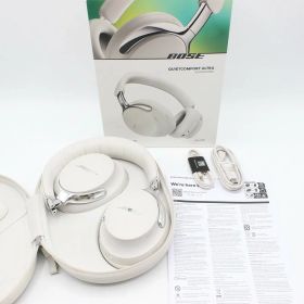 【美品】BOSE QuietComfort Ultra Headphones 第2世代 ホワイトスモーク ノイズキャンセリング ヘッドホン 空間オーディオ対応 ボース 本体 【中古】