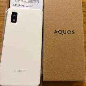 ✴︎新品未使用✴︎AQUOS wish3 SH-M25 ホワイト 本体SIMフリー