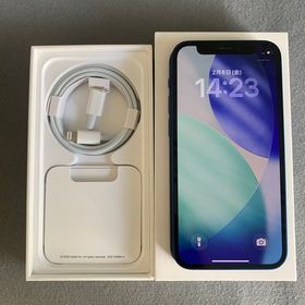 美品 国内版 SIMフリー iPhone12 mini128GB ブルー色