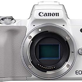 【中古】（非常に良い）Canon ミラーレス一眼カメラ EOS Kiss M ボディー ホワイト EOSKISSMWH-BODY