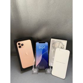 アップル(Apple)の中古美品 国内版 SIMフリー iPhone11 Pro 64GB ゴールド色(スマートフォン本体)