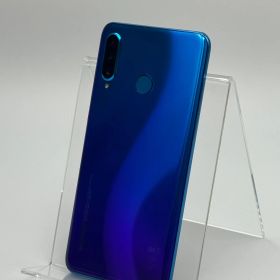 【中古B】HUAWEI P30 lite MAR-LX2J ピーコックブルー SIMフリー 白ロム