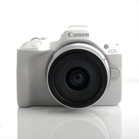 【中古】(キヤノン) Canon EOS R50+RF18-45 IS STMレンズキット ホワイト