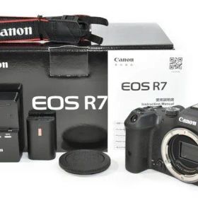 ★極美品！CANON キャノン EOS R7 ボディ ミラーレス一眼 カメラ 元箱付！★