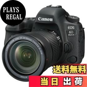 【送料無料】Canon デジタル一眼レフカメラ EOS 6D Mark II 色：ブラック、サイズ：24-105mm レンズキット