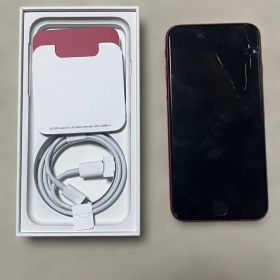 iPhone SE2 第2世代 レッド 128GB SIMロックあり 画面割れ