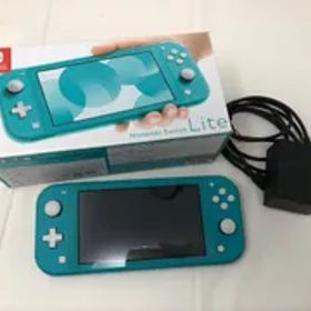 ◆Nintendo 任天堂 スイッチライト ターコイズブルー HDH-001 本体 充電器付き 中古◆19952★