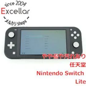 [bn:11] 任天堂 Nintendo Switch Lite(ニンテンドースイッチ ライト) HDH-S-GAZAA グレー 本体・液晶画面いたみ