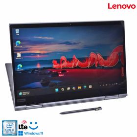 2-in-1 Lenovo ThinkPad X1 Yoga 4th SIMフリー 顔認証 Webカメラ Core i5 8265U m.2SSD256G メモリ8G Wi-Fi Windows11【中古】
