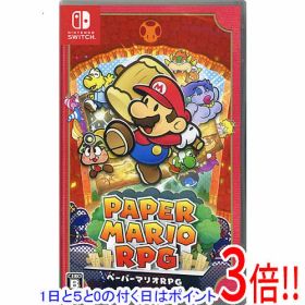 【いつでも2倍！5.0のつく日、18日は3倍！】【中古】ペーパーマリオRPG Nintendo Switch