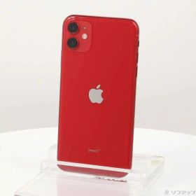 【中古】Apple(アップル) iPhone11 256GB プロダクトレッド MWM92J／A SIMフリー 【247-ud】
