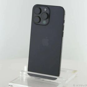 ソフマップ 〔中古品〕 iPhone15 Pro Max 256GB ブラックチタニウム MU6P3J／A SIMフリー【258】