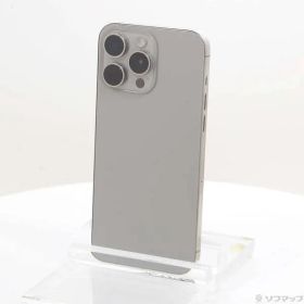 ソフマップ 〔中古品〕 iPhone15 Pro Max 256GB ナチュラルチタニウム MU6R3J／A SIMフリー【344】
