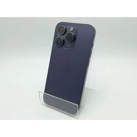 【中古】Apple 国内版 【SIMフリー】 iPhone 14 Pro 128GB ディープパープル MQ0F3J/A【柏】保証期間1週間【ランクC】