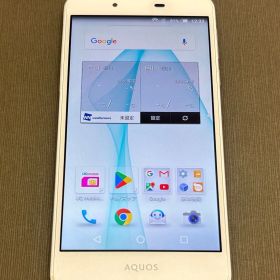 【ジャンク】AQUOS U KYV37 16GB ホワイト au -SA143-
