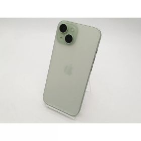 【中古】【赤ロム保証あり】Apple au 【SIMフリー】 iPhone 15 128GB グリーン MTMM3J/A【札幌南2条】保証期間1ヶ月【ランクA】