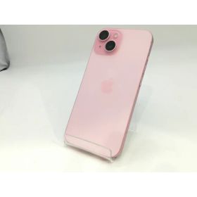 【中古】Apple docomo 【SIMフリー】 iPhone 15 128GB ピンク MTMJ3J/A【浜松駅前】保証期間1ヶ月【ランクB】