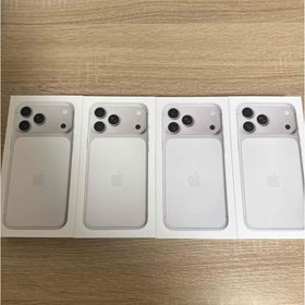 アイフォーン(iPhone)の新品未開封 iPhone17 Pro Max 256GB シルバー 4台(スマートフォン本体)