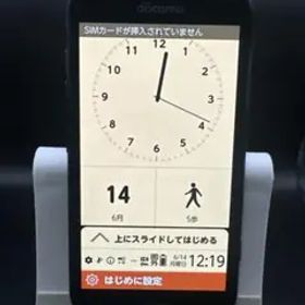 SH484 F-01L docomo らくらくスマートフォン 本体 ワンセグ