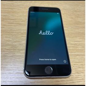 アップル(Apple)の美品 iPhone SE MHGQ3J 64GB ホワイト(スマートフォン本体)