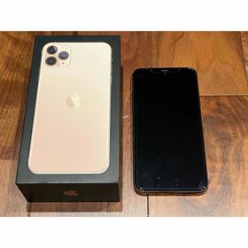 アイフォーン(iPhone)の【美品・箱付き】iPhone11 Pro Max 本体 ゴールド 256GB(スマートフォン本体)