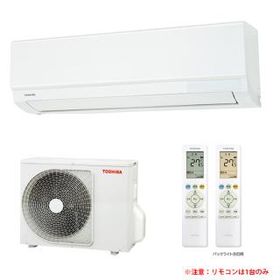 東芝 TOSHIBA ルームエアコン大清快 RAS-U221M-W 冷暖房主に6畳用 2.2kW 2025年モデル U-Mシリーズ 軒先配送のみ