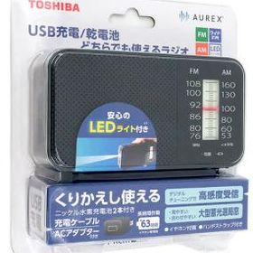TOSHIBA LEDライト付きホームラジオ AUREX TY-KCR1(K) ブラック
