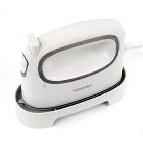 TOSHIBA コード付き衣類スチーマー La・Coo S TAS-MV8(W) シルキーホワイト